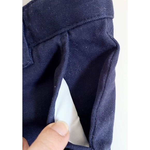 French Toast Kids School Uniform Straight Navy Pants Size 5 Cotton Blend - Picture 9 of 9